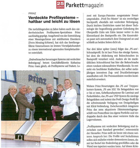 Profilsysteme Artikel Parkettmagazin 