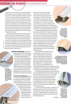Profile für Designbeläge und Holzfußböden mappe 201
