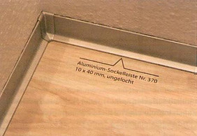 Aluminium-Sockelleisten Parkett-Magazin 2012