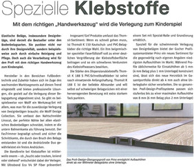 Verlegung von Belägen Artikel eurodecor